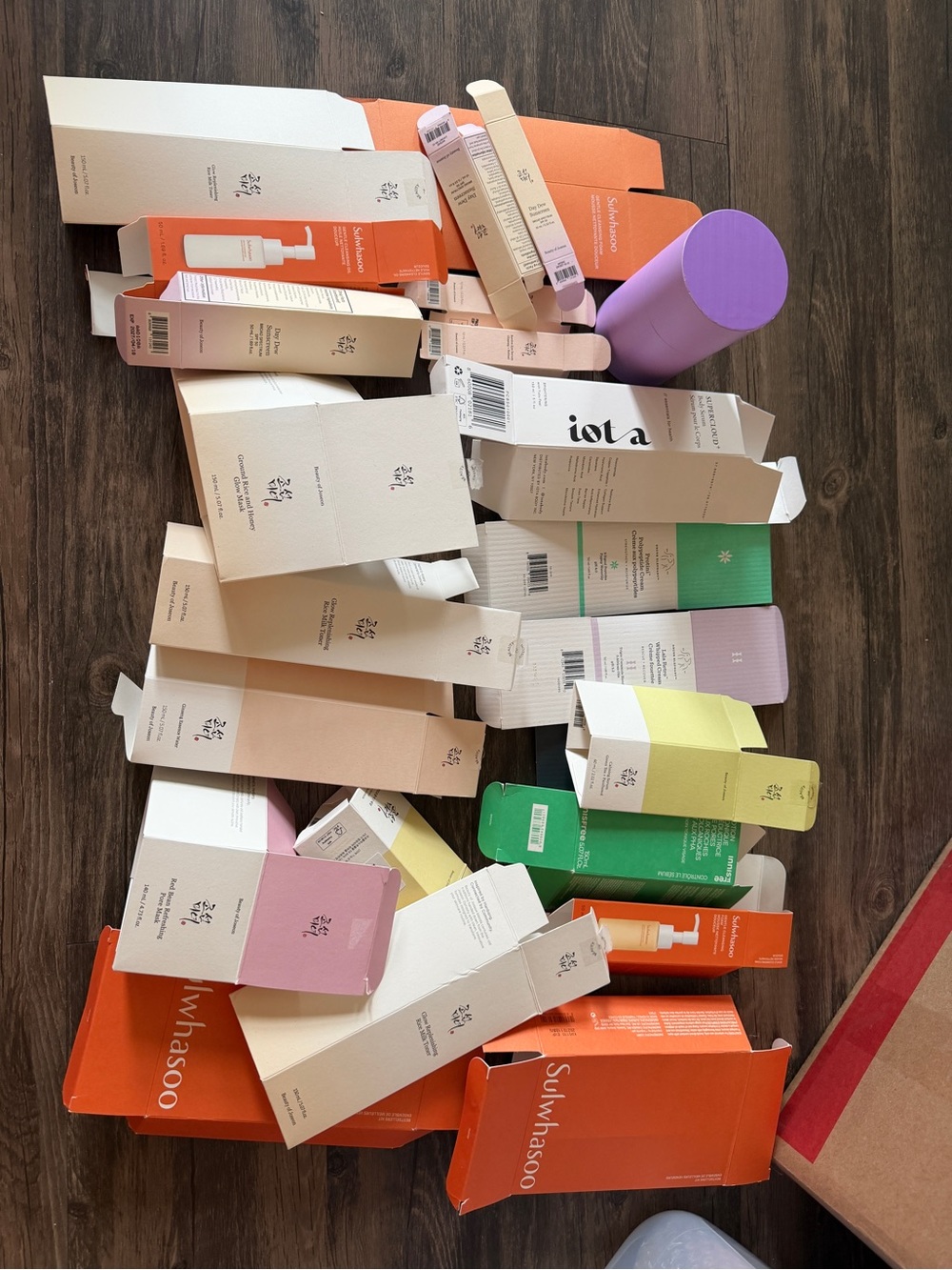 Empty boxes. no products